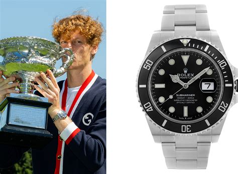 palline tennis rolex|Jannik Sinner .